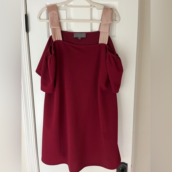 Anthropologie burgundy dress - Picture 7 of 7